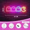 IMEGINA Game Neon Sign, Ghost Neon Light, Store Sign, Interior Light, Neon Tube, USB Powered, Cute Ghost, Game Center, Game Room, Living Room Wall