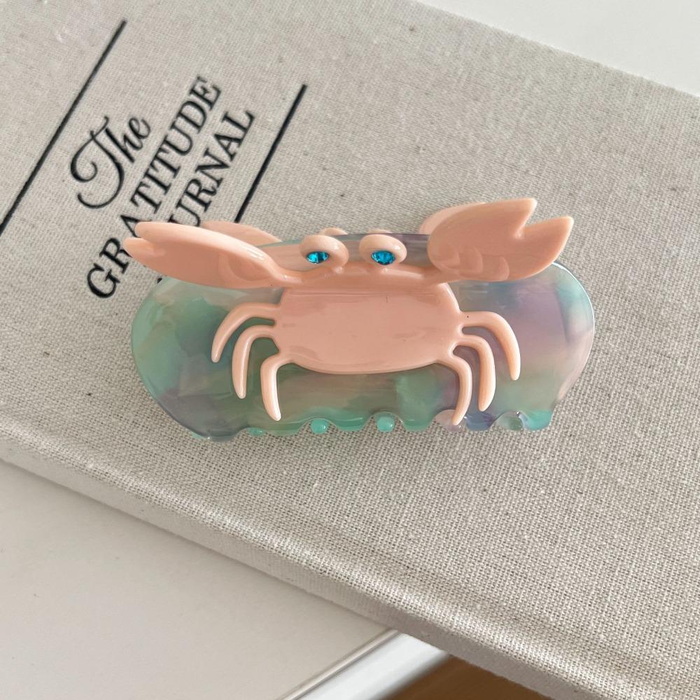 Korean Style Crab Fish Hair Claw Sweet Geometry Shark Clip Hairpin Ocean Animal Hair Clip Travel