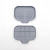 Non-Slip Silicone Soap Dish and Draining Mat for Kitchen & Bathroom