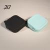 Portable Earphone Case for Travel Silicone Coin Pouch with Zipper And Wrist Strap, Square Shockproof Soft Key Organizer Storage Bag, Lightweight