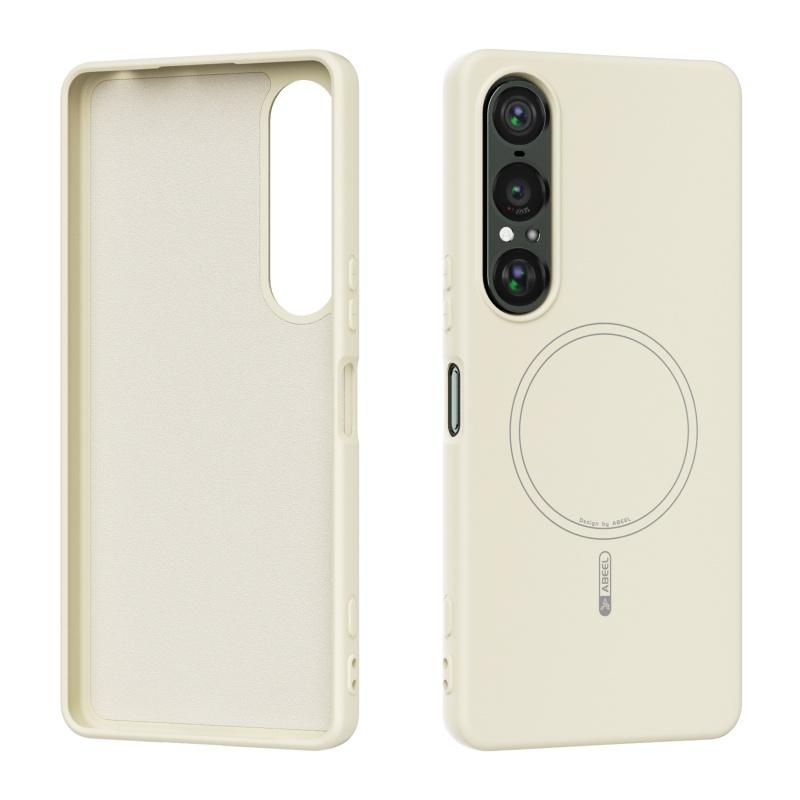 Liquid Silicone Invisible Magnetic Case For Sony Xperia 1V 1VI 1VII Baby Skin Touch Wireless Charging Soft Shockproof Case Cover
