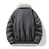 Retro American Style Men's Versatile Cotton Padded Jacket - Thickened Autumn/Winter Outerwear by LEE.