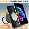 Heavy Duty Stand Case for Microsoft Surface Pro 12 Inch 2025 with Ratating Handle Grip Hybrid Cover Keyboard Connection Support