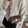 2024 Winter Retro Fashion Lock Buckle Crossbody Bag - Versatile, Stylish Small Square Bag for Women