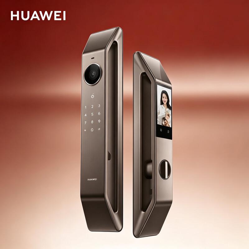 HUAWEI Smart Door Lock 2 Pro with AI Palm Vein Unlock and HD Peephole