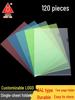 A4 Transparent L-Shaped Folder - Thickened Single-Page Sleeve and Organizer