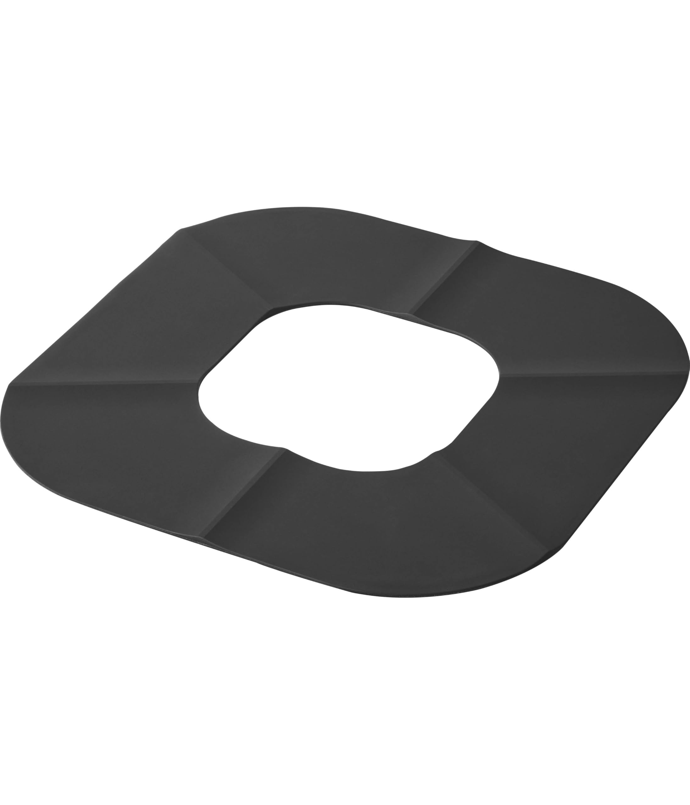 

Yamazaki Tower IH Silicone x x Stain and Scratch Silicone Cooking with Cover Product Number 1319 Mat, Black, W19.9 D19.9 H0.4cm, Resistant, Cover, On, чорний