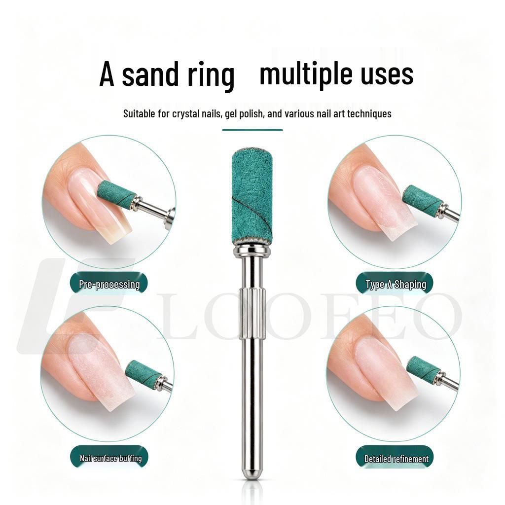3mm Mini Nail Sanding Bands - 100 Pieces for Manicure & Pedicure, Cuticle & Callus Removal