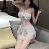 Sex Underwear Sexy Pure Desire French Suspender Nightdress Small Chest Uniform Seduction Pajamas Robe