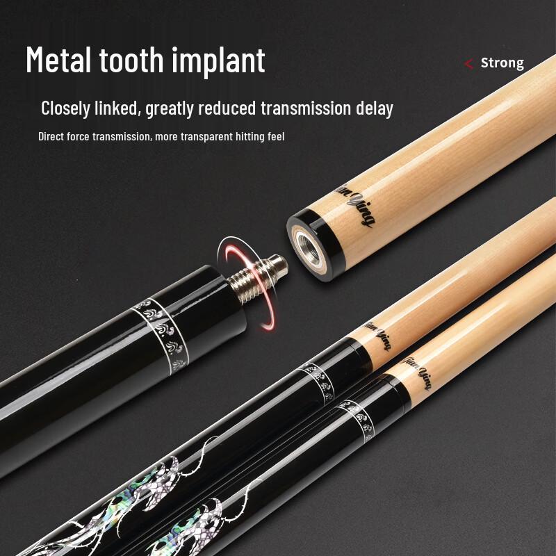JianYing C23 12,5-mm-Spitze Ahorn Billard Queue