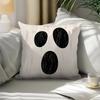 Halloween Expression Cushions Pillowcase Polyester Cushion Cover Throw Pillow Sofa Decoration Pillowcover Home Decor