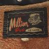 Million DOG 60er 70er vintage Doppel-Rider Jacke schwarze Lederjacke Herren Gebraucht