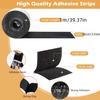 1set Wide Hook and Loop Tape with Adhesive, Nylon Self Adhesive Heavy Duty Strips Fastener for Sofa, Keep Couch Cushions from Sl