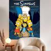 Cute Cartoon The SSimpsons Party Vinyl Backdrops Background Wall Cloth Baby Shower Kids Birthday Party Decoration
