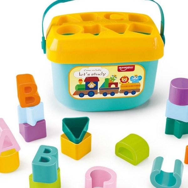 Shape Block Basket Shape Insertion 0218 Korean Childrens Toys