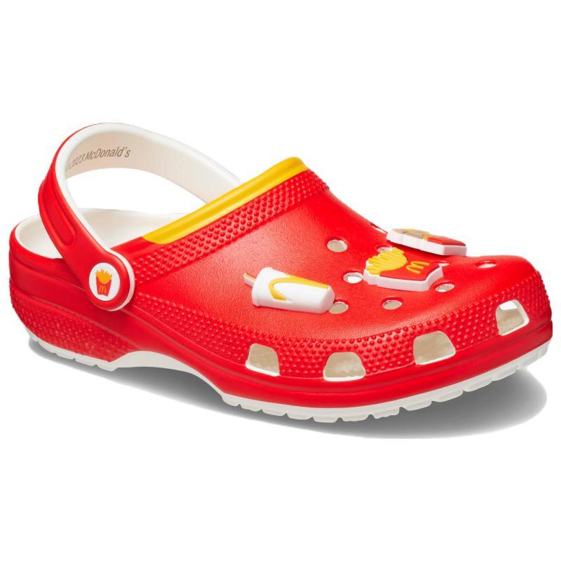 McDonald's x Crocs Classic Clog EVA Non-slip and Abrasion Resistant Hole Shoes Unisex Red