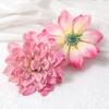 3/5Pcs 12cm Silk Artificial Dahlia Flowers Party Home Room Decor Mariage Wedding Decoration Fake Flower DIY Bride Gift Accessory