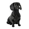 Dog Ornament, 3D Printed Movable Joint Dachshund Design Figure, Decorative Dog Sculpture for Home Office Decor Pet Lovers Collectors