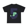 5 Fifth Birthday T-Rex Dinosaur Graphic Tee Shirt, S-5XL