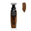 Nyx Can Not Stop Wont Stop Full Coverage Foundation Walnut 30ml