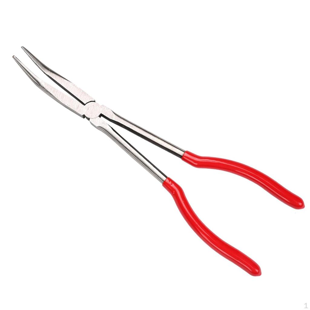 Long Reach Pliers with Comfortable Handle Professional Crucible Hand Tool for Metal Scrap