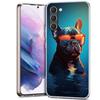 French Bulldog Dog Pug Phone Case for Samsung A54 A14 A24 A34 A17 A37 A57 A55 A35 A25 A15 A13 A23 A33 A53 A07 A05S A04S A03 A73