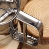 1 pcs Cup Shape Flour Sieve Stainless Steel Mesh Flour Sifter Mechanical Baking Icing Sugar Shaker S