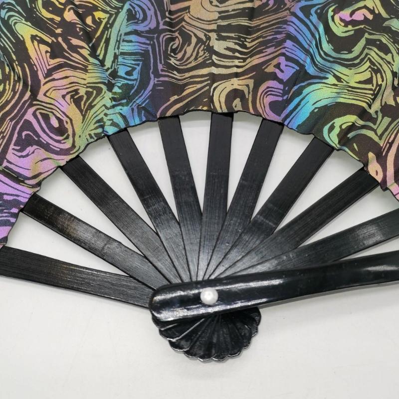 Vibrant Chinese Decorative Glowing Hand Fan Perfect for Home Decorations