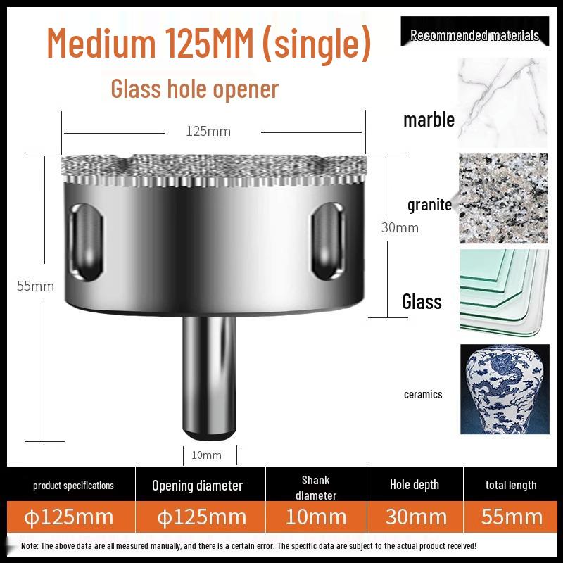 6mm Multifunktionales Fliesen- & Marmor-Glasbohrer-Set zum Lochbohren
