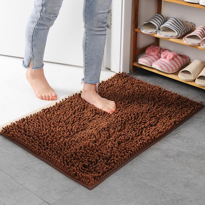 Hot-Selling Chenille Absorbent Anti-Slip Mat for Bedroom, Entrance, Bathroom & Bathtub