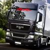Auto Windschutzscheiben Aufkleber Automobil LKW Windschutzscheibe Adler Form Vinyl Abdeckung Dekor Aufkleber für MAN TGX TG Auto Tuning Zubehör