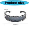 Punk Rivets Sunglasses Lightweight PC Studs Party Dance Eyewear For Outdoor Sports And Street Fashion