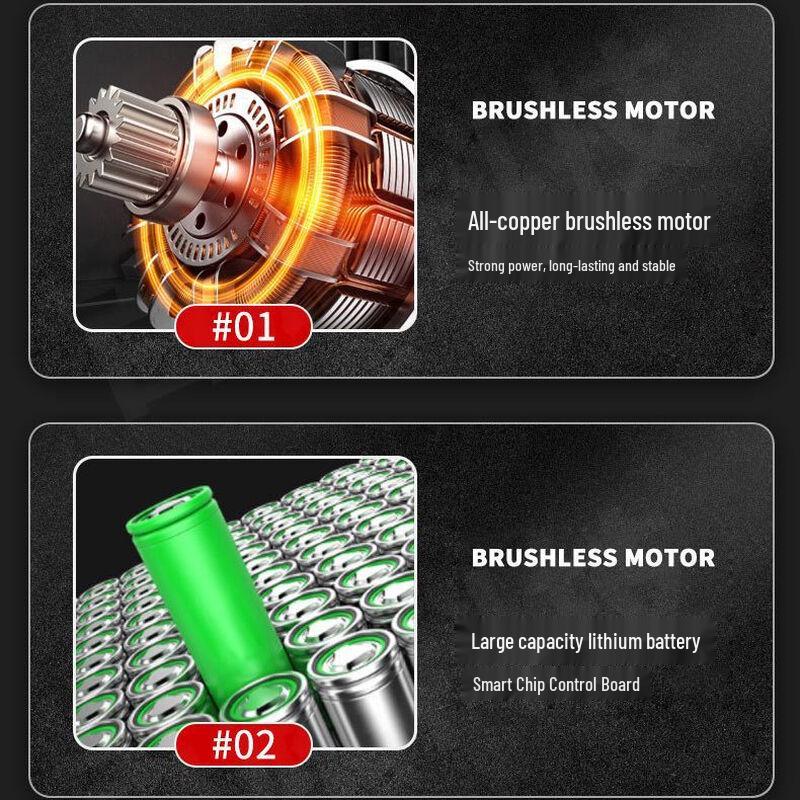 Kale 7.2V Brushless Cordless Electric Wrench & Drill Kit CN Plug (adapter Included)