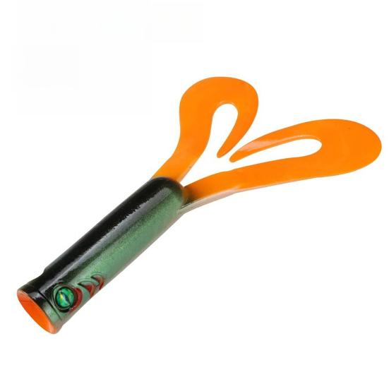 

14.5CM/21.7G Double Curly Tail Soft Lure Long Casting PVC Bionic Artificial Swimbait Freshwater Saltwater Trout Bass Fishing Accessories