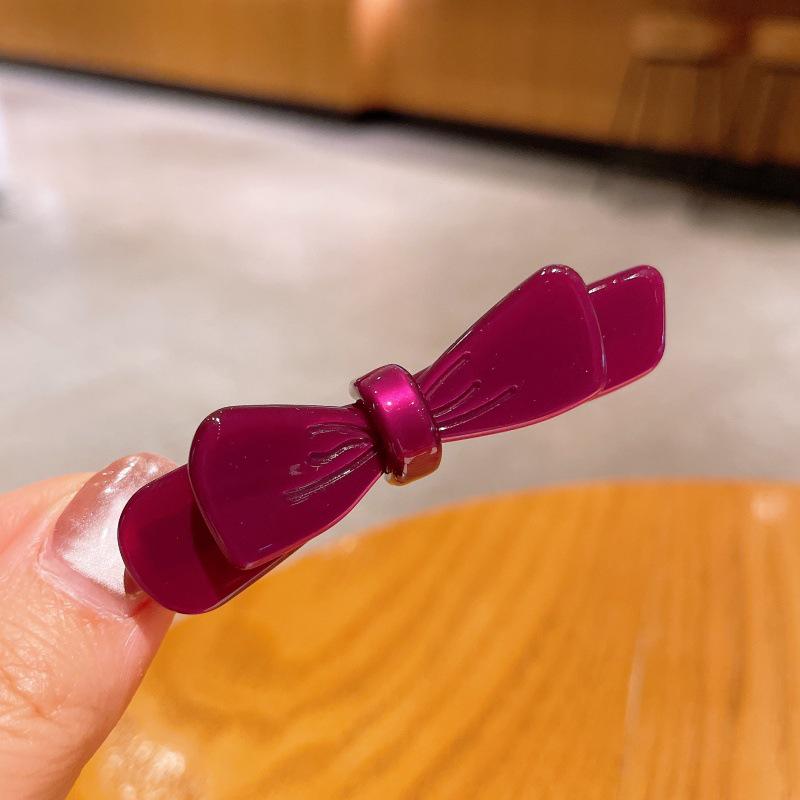 Korean Style Princess Bow Hair Clip: High-End Versatile Duckbill Hairpin