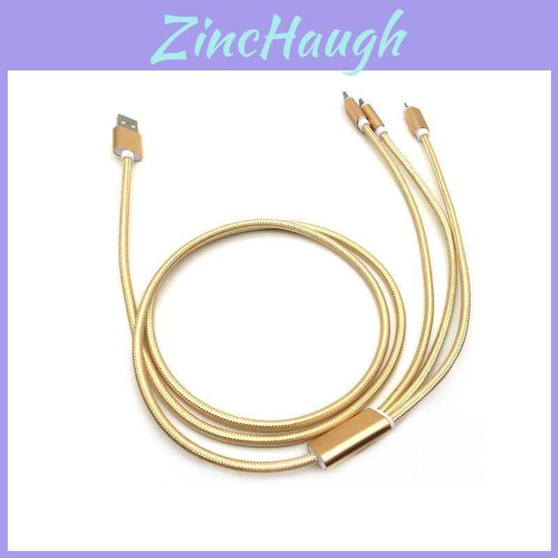 Usb Charger 3in1 Cable Micro Typec Data Sync Cable For Iphone 5 6 7plus Android