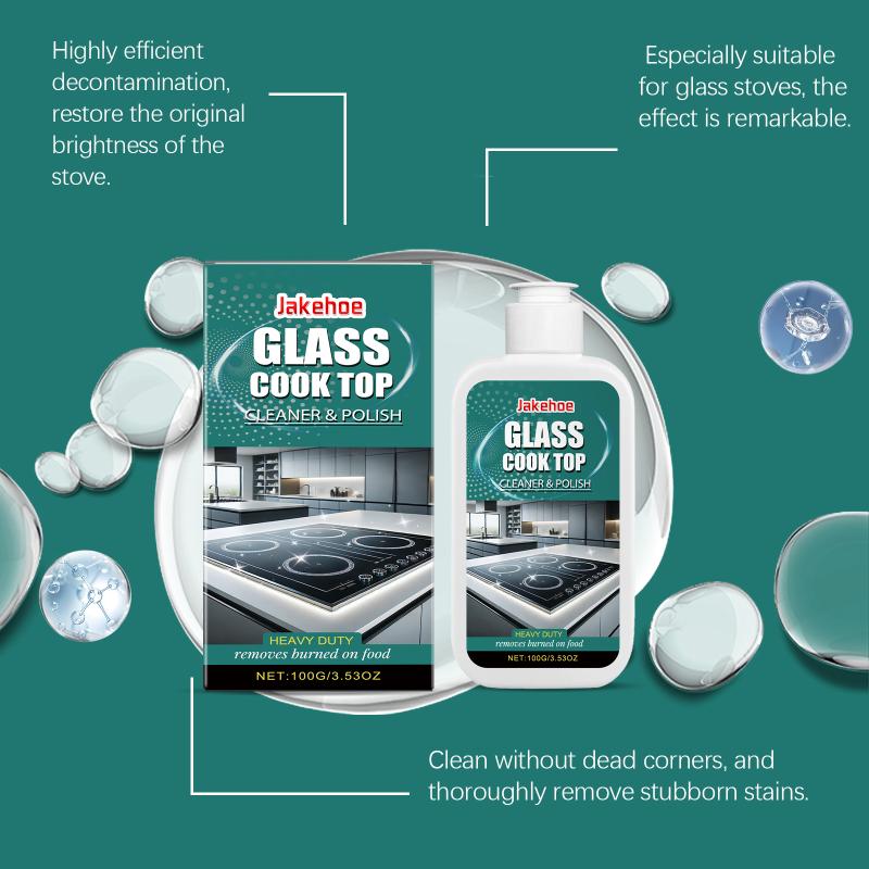 Glass Stove Cleaning And Polishing Agent; Household Kitchen Cleaning Agent For Induction And Ceramic Stoves; Removal Cleaning.