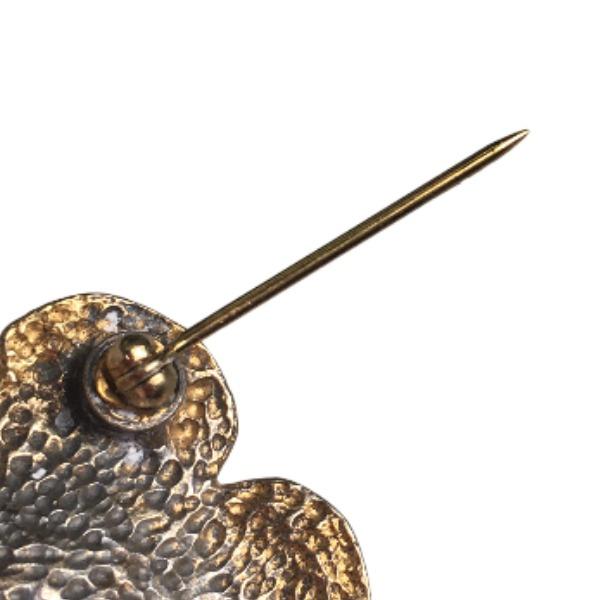 Chanel Vintage Stylish Outing Camelia Brooch  Gold Women Used