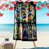 Dragon Ball Super Print Beach Towel, Large Soft Quick Dry Towel for Beach Camping Swimming