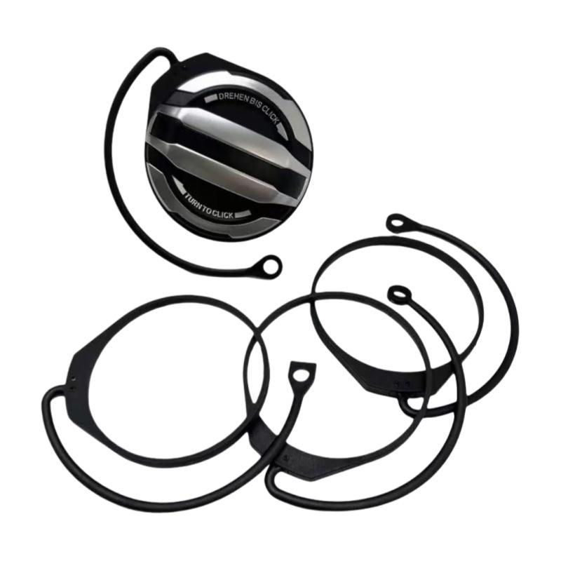 Silver Inner Fuel Tank Cap for Porsche Cayenne 718 (2nd Gen)