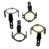 2Pcs Foglight Covers with Screws Scratch-Resistant Alloy Frame Acrylic Cover Universal Protection Accessories Motorcycle Fog Lamp Protector Guards