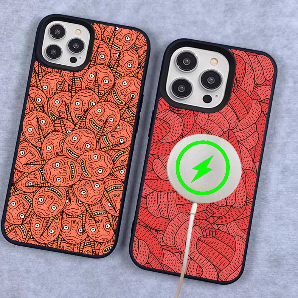 Polly Nor Print Magnetic Phone Case For IPhone 17 Pro Max 16 15 14 Plus 13 12 11 Pro Max For Magsafe Cover