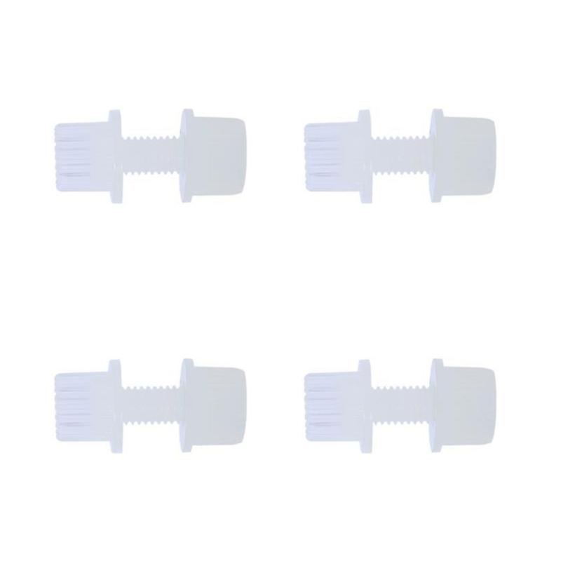 4pcs Convenient Nylon Screws Rust Resistant Bolts for Motorcycle License Plates