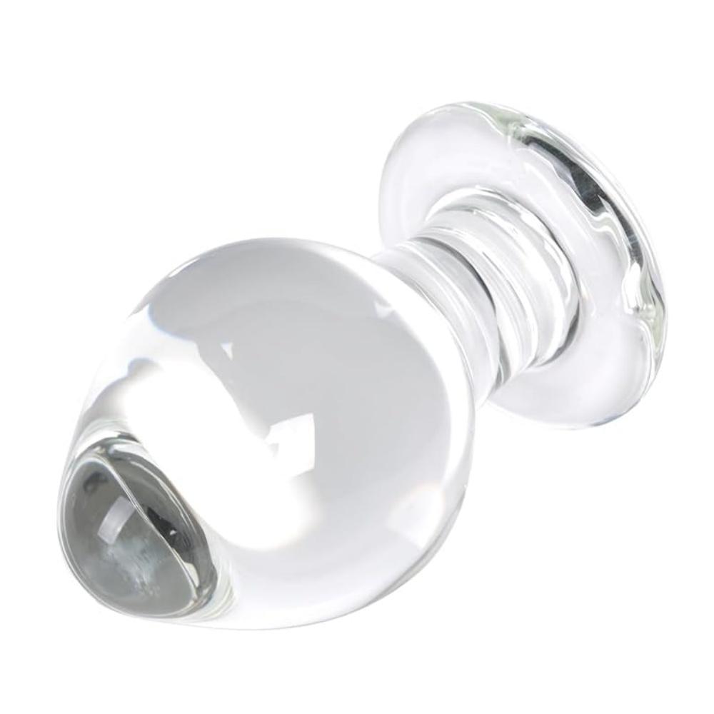 Transparent Crystal Big Bead Wand Glass Quantity Plug