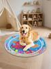 Interactive Sensory Play Mat with Air Pump Summer Cooling Pad Cat Water Bed Playmat for Indoor Cats