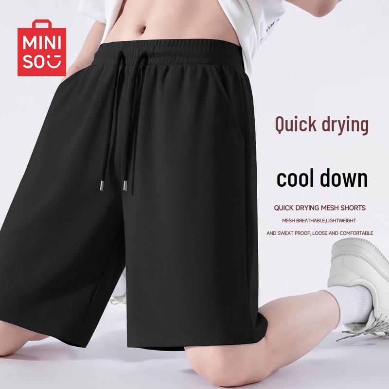 MINISO Men s Quick-Dry Breathable Summer Sport Shorts 2XL