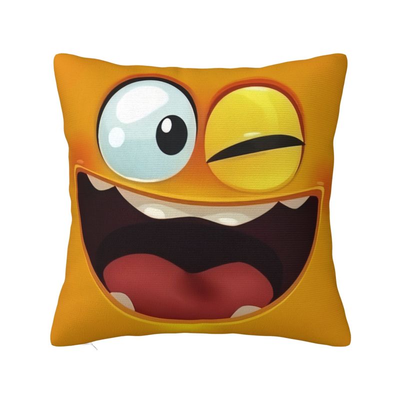 Custom Funny Expression Modern Throw Pillow Cover Home Decor Car Cushion