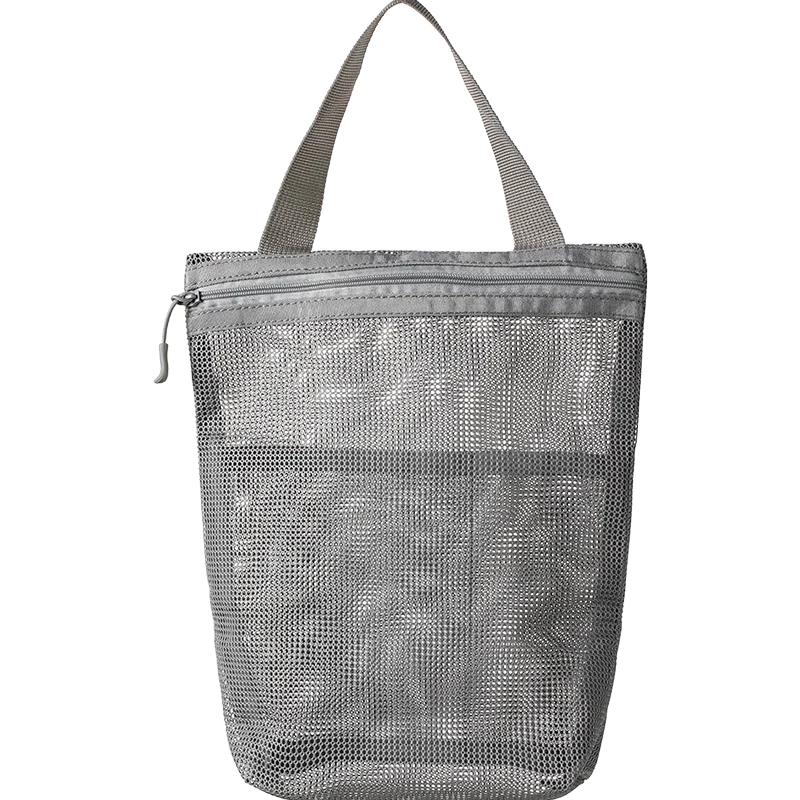 Mesh Multi Pocket Makeup Bag Swimming Fitness Handheld Storage Bags Portable Travel Storage Bag Portable Bath Products Beach Bag