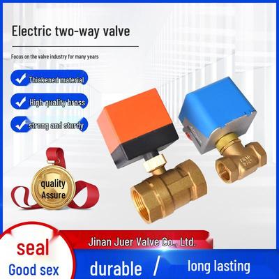 Spot Brass Electric Ball Valve for Air Conditioners & Water Heaters - Replaces Solenoid Valve