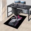 1pc Danganronpa Home Office, Durable Polyester Floor Mat with Easy, Office Decor, Urban Style, Nonslip Backing